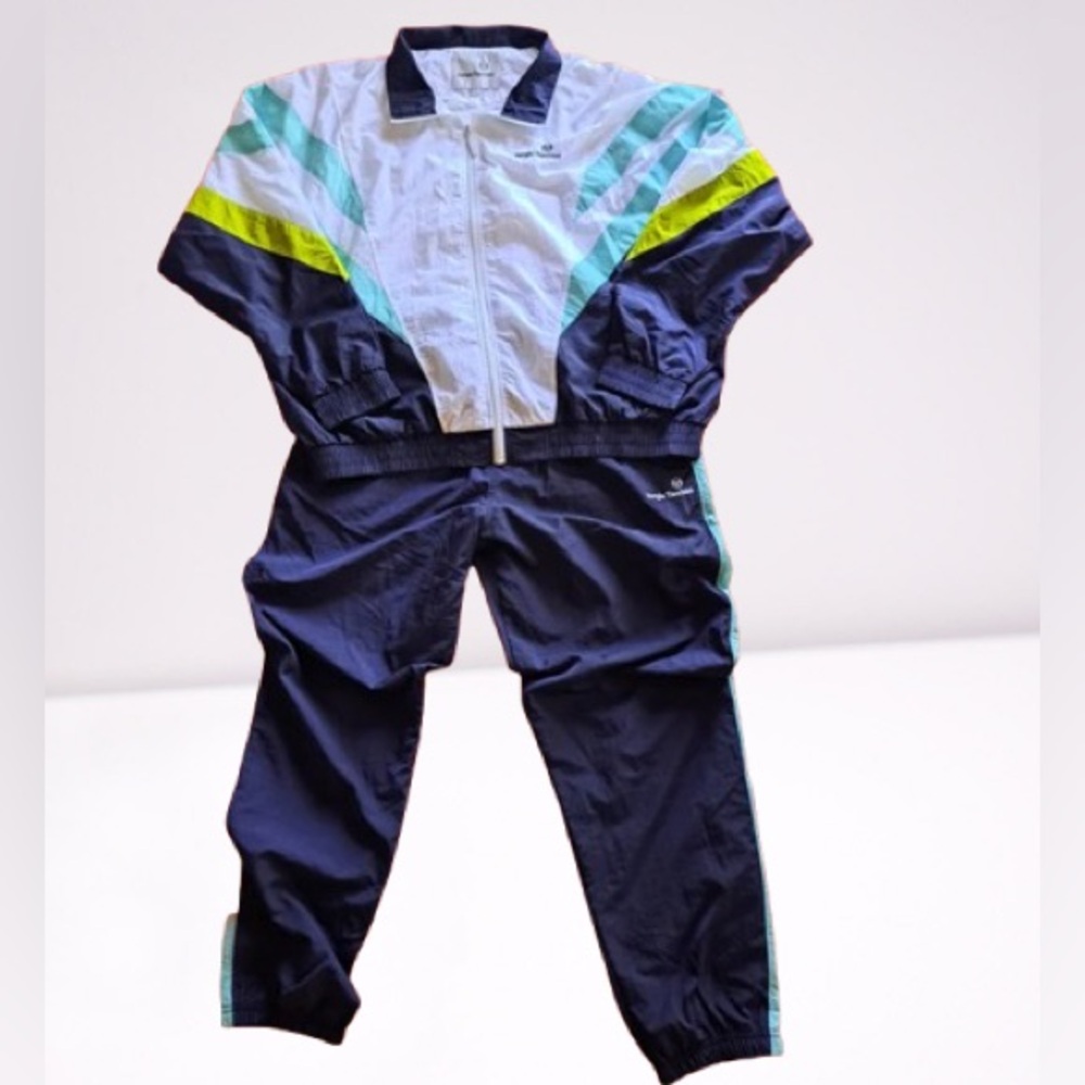 Men’s Vintage Sergio Tacchini Track Suit Sz XL